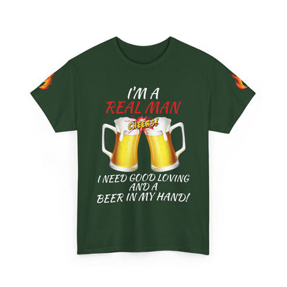 'Real Man Beer' T-Shirt