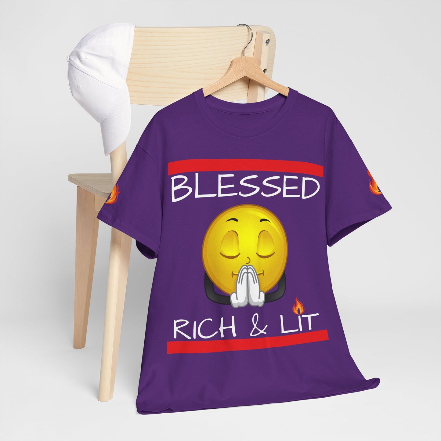 'Blessed Rich & Lit'—Graphic Shirt