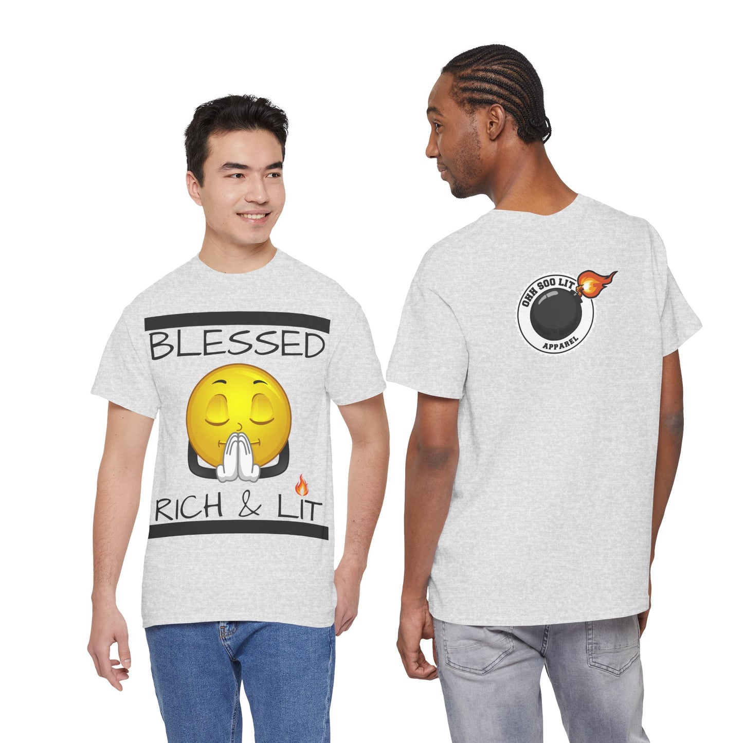"Blessed Rich & Lit" Unisex Tee