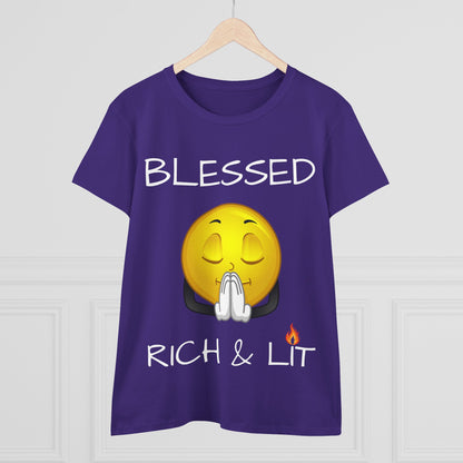 Blessed Rich & Lit T-Shirt —Women