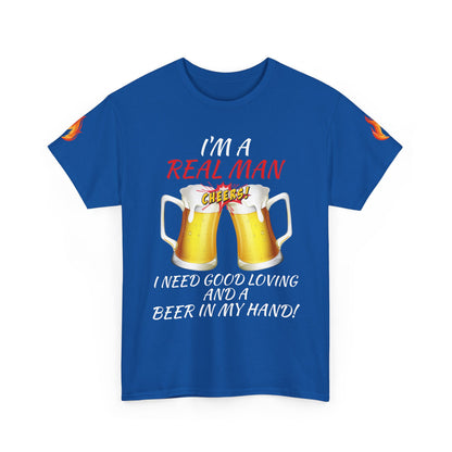 'Real Man Beer' T-Shirt