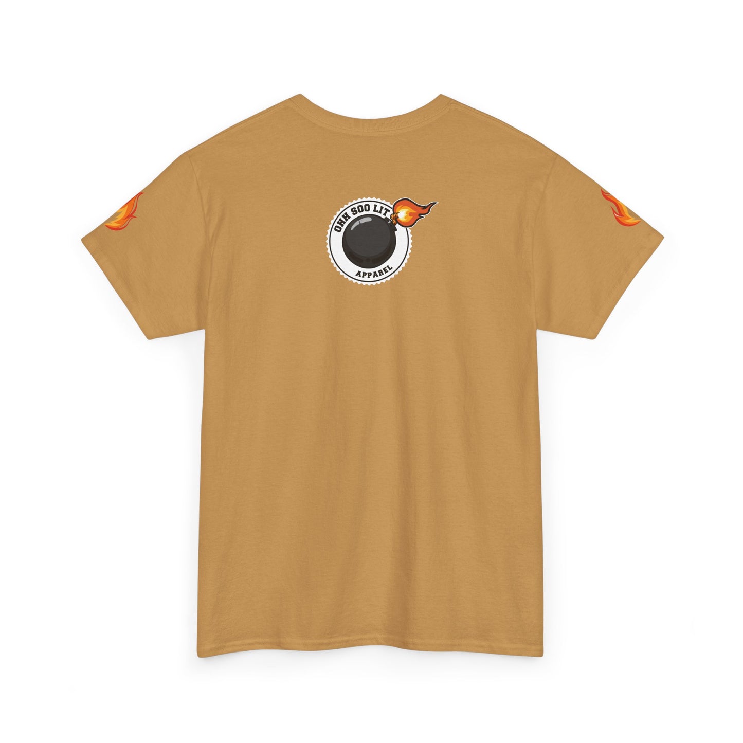 I'm Lit! I'm Turnt Up! Flame Graphic T‑Shirt