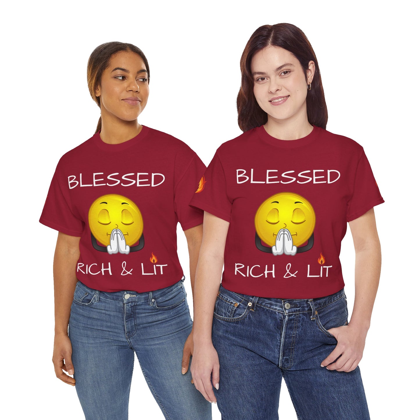 'Blessed Rich & Lit' T-Shirt