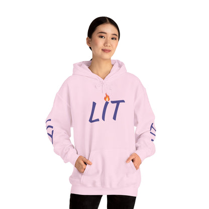 'LIT' Flame Hoodie