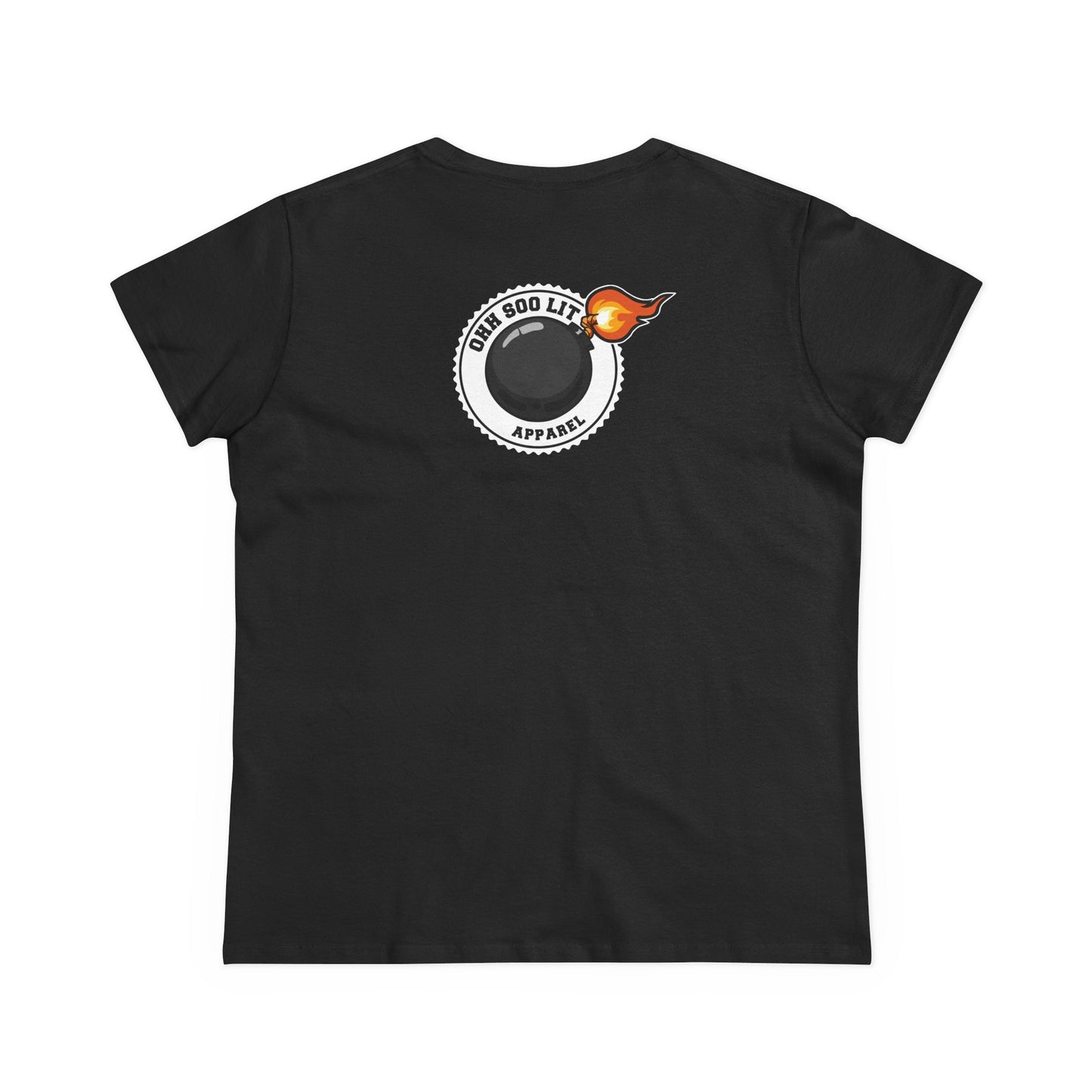 "I'm Lit! I'm Turnt Up!" Flame Graphic Tee