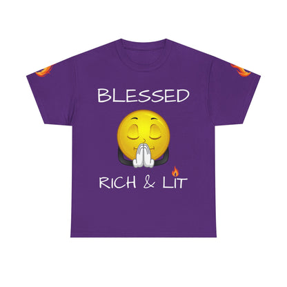 'Blessed Rich & Lit' T-Shirt