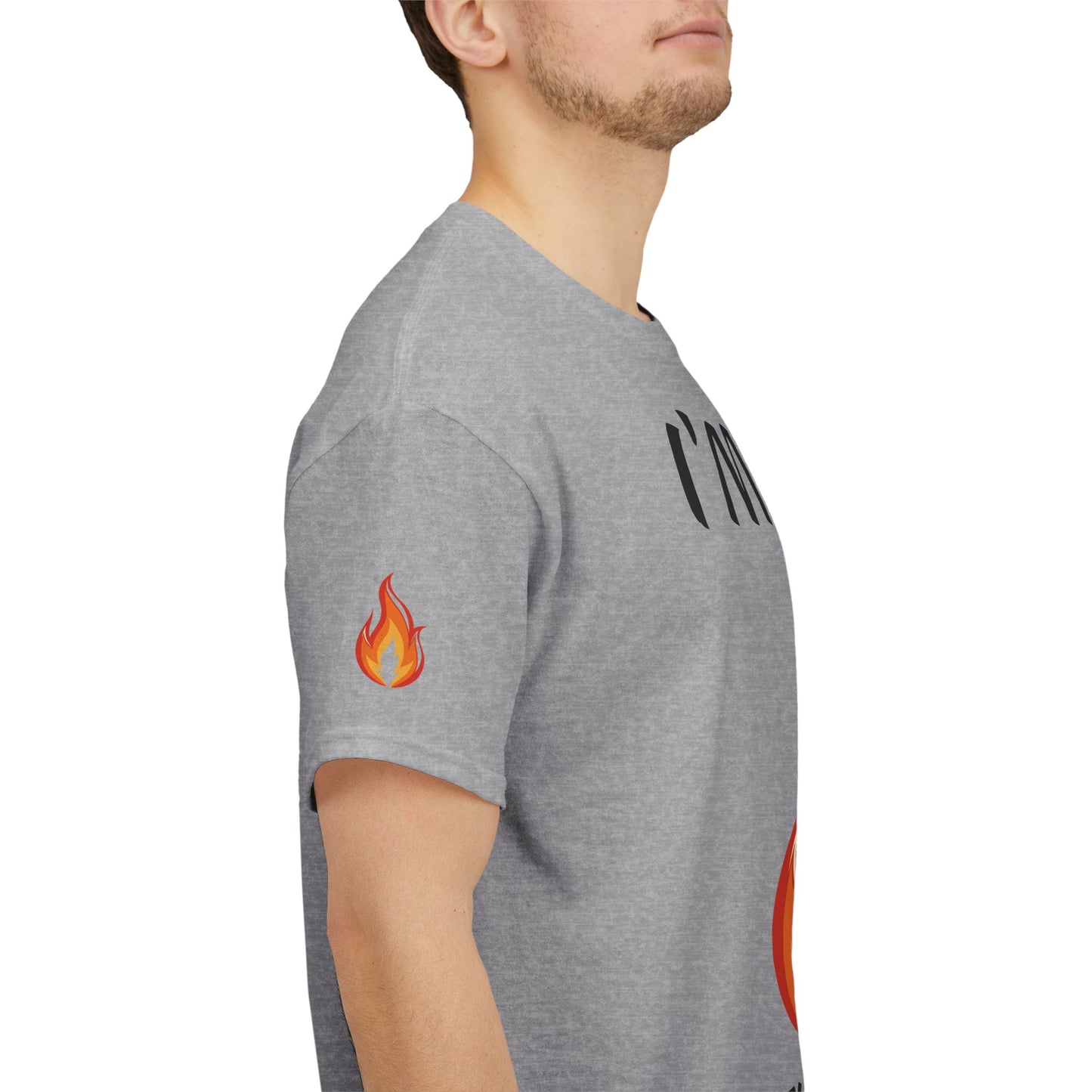 I'm Lit! I'm Turnt Up! Flame Graphic T-Shirt
