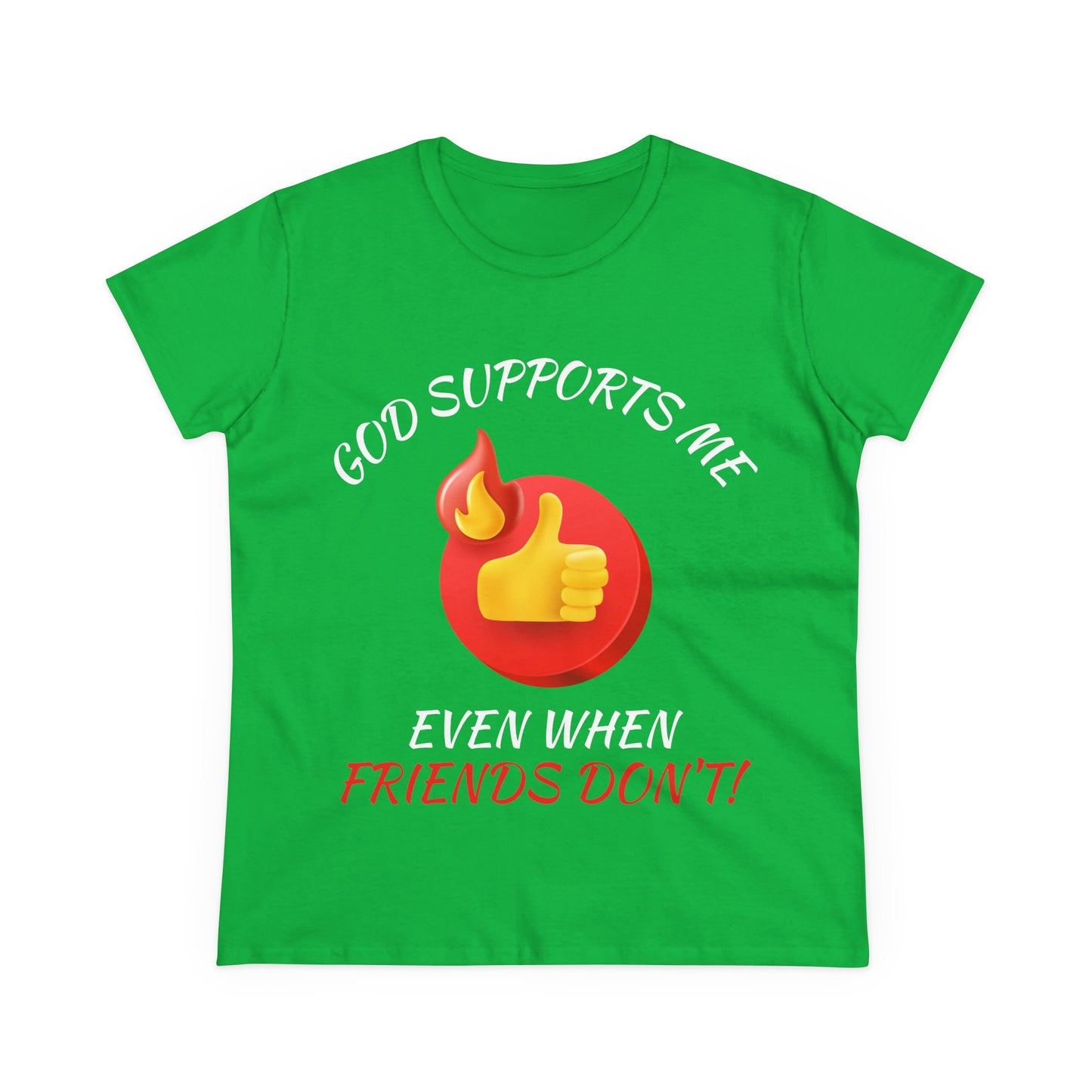 "God Supports Me" Women's Tee