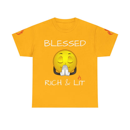 'Blessed Rich & Lit' T-Shirt