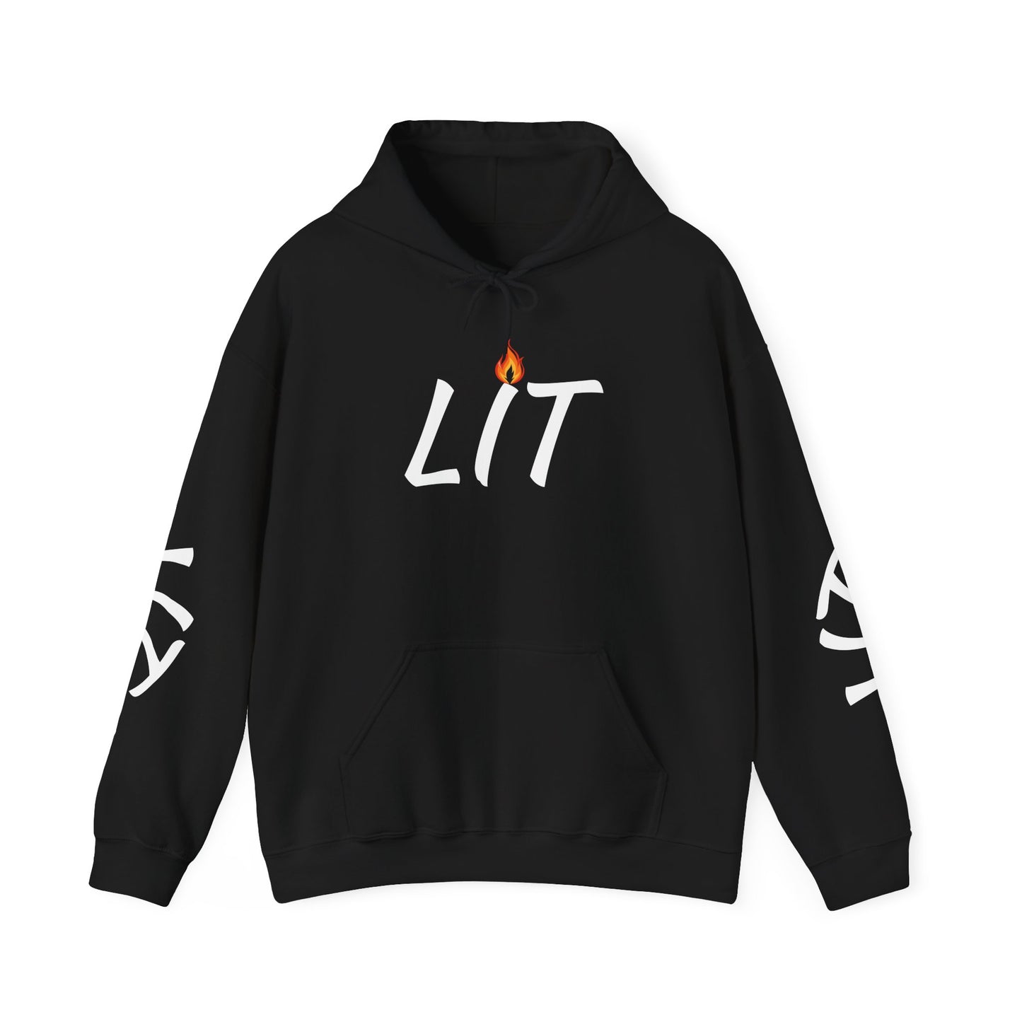 'LIT' Flame Hoodie