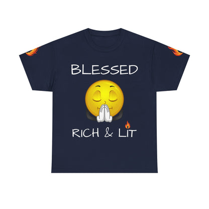 'Blessed Rich & Lit' T-Shirt