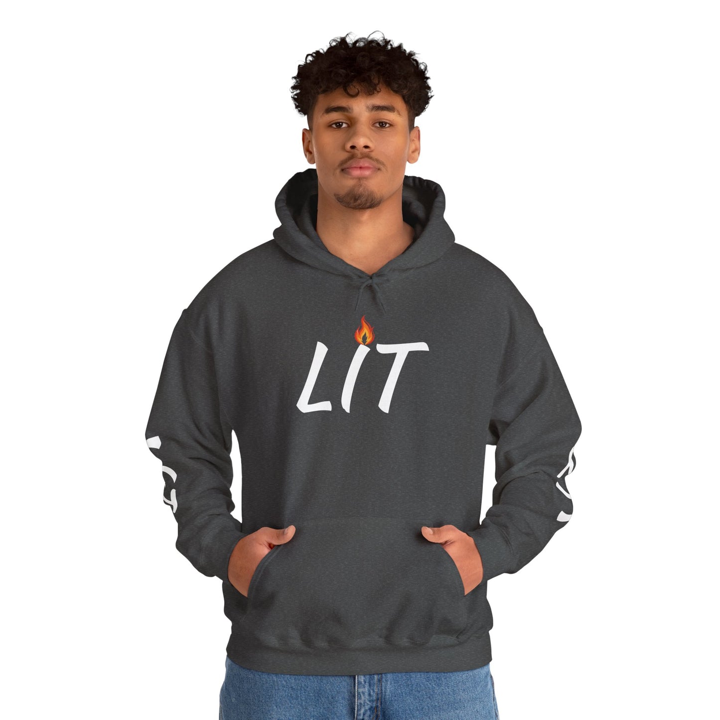 'LIT' Flame Hoodie