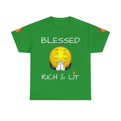 'Blessed Rich & Lit' T-Shirt