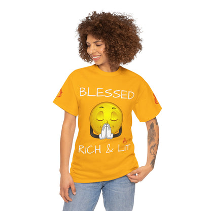 'Blessed Rich & Lit' T-Shirt