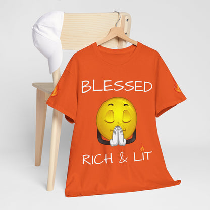 'Blessed Rich & Lit' T-Shirt
