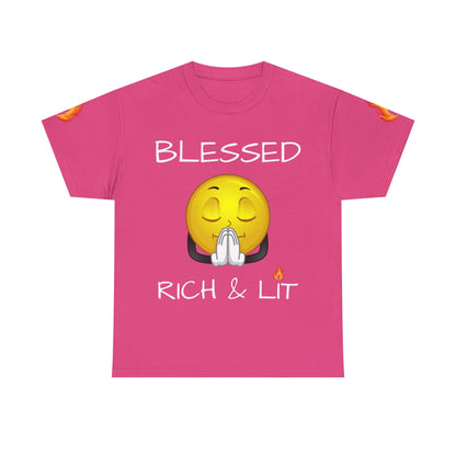 'Blessed Rich & Lit' T-Shirt