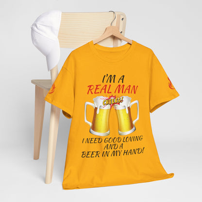 'Real Man Beer' T-Shirt