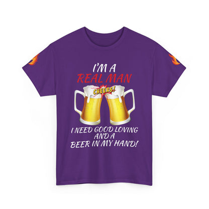 'Real Man Beer' T-Shirt