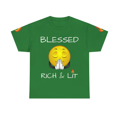 'Blessed Rich & Lit' T-Shirt
