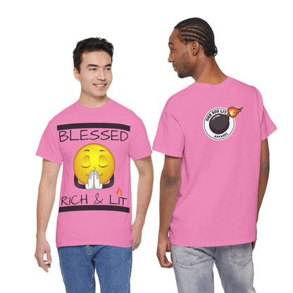 "Blessed Rich & Lit" Unisex Tee