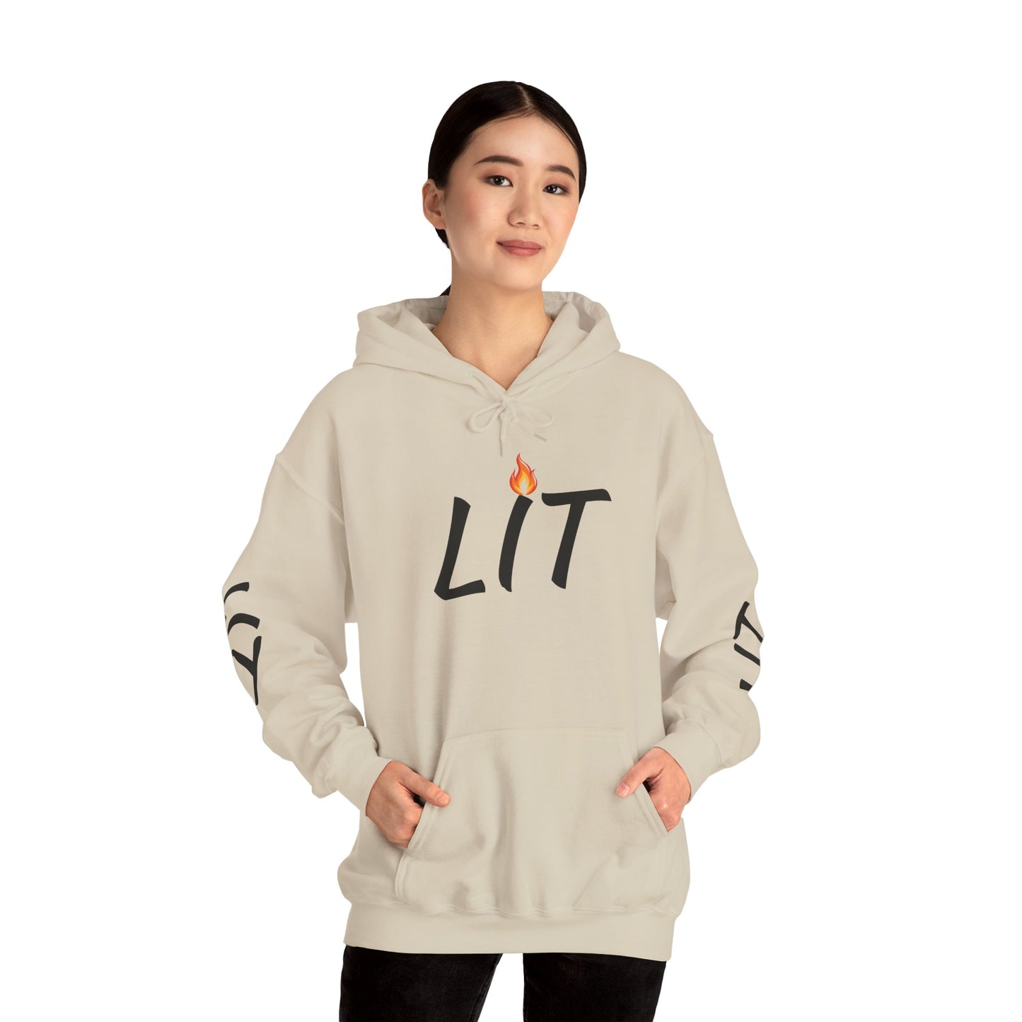 'LIT' Flame Hoodie