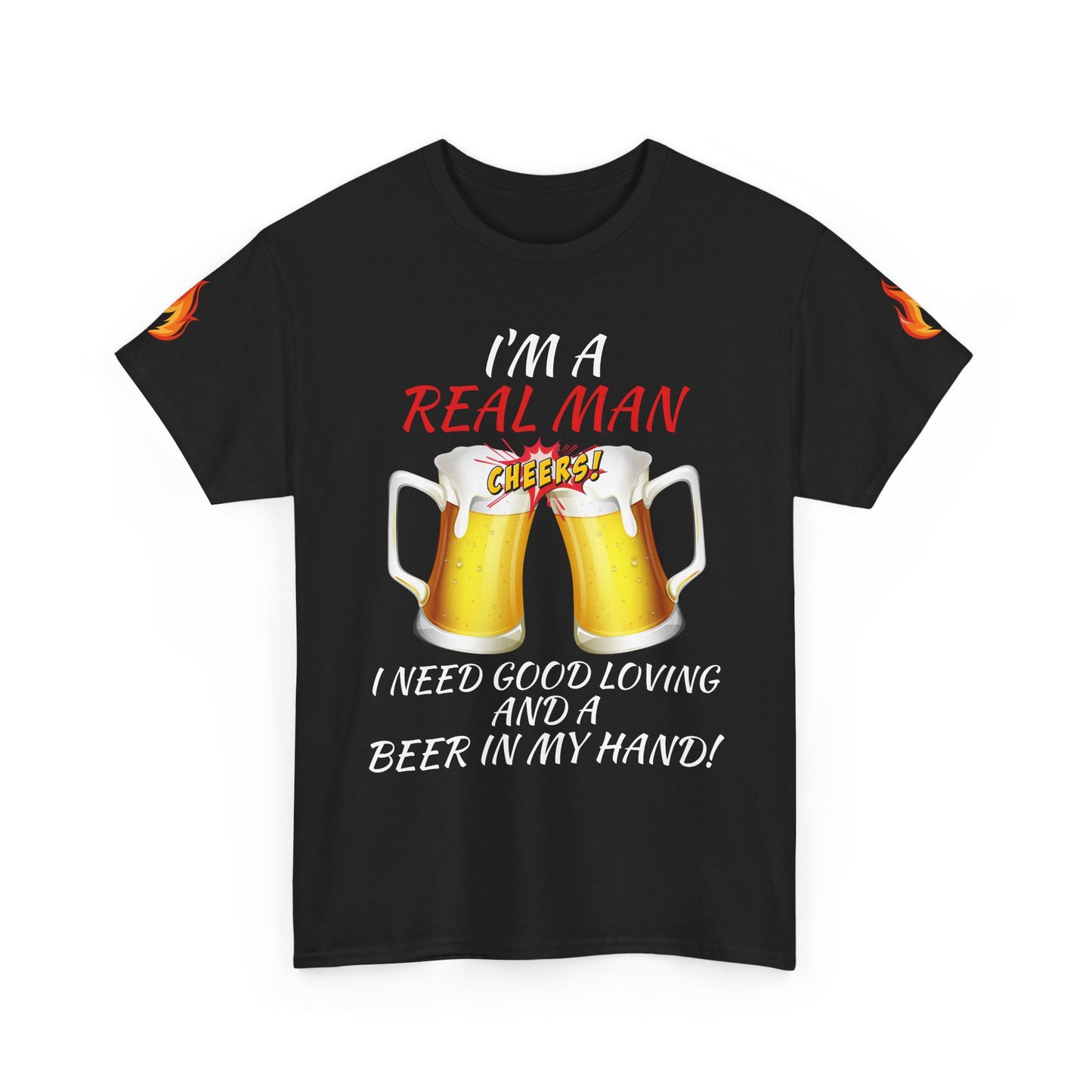 'Real Man Beer' T-Shirt
