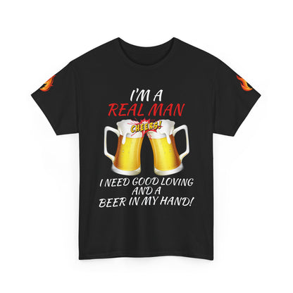 'Real Man Beer' T-Shirt