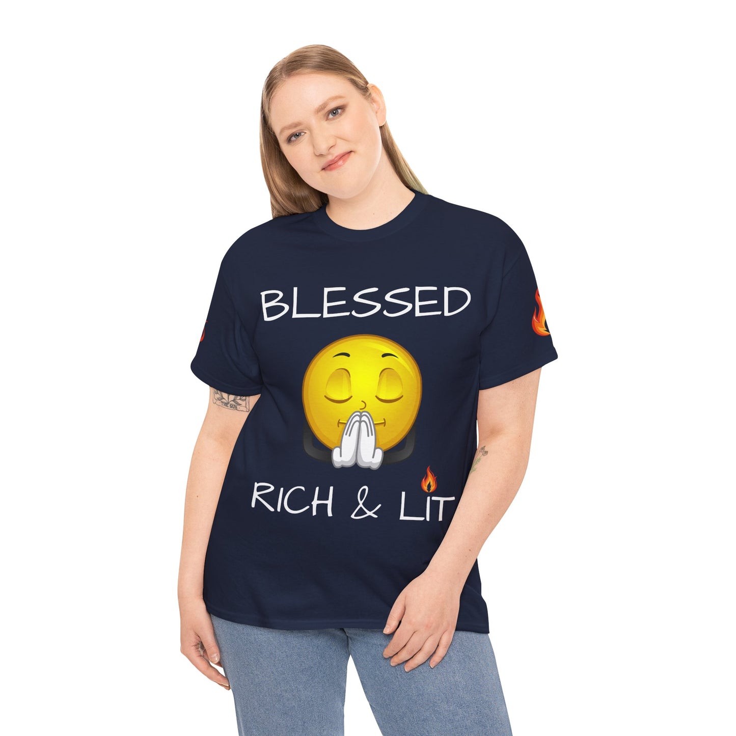 'Blessed Rich & Lit' T-Shirt