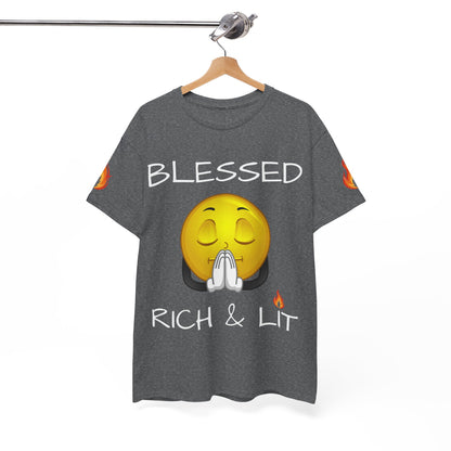 'Blessed Rich & Lit' T-Shirt