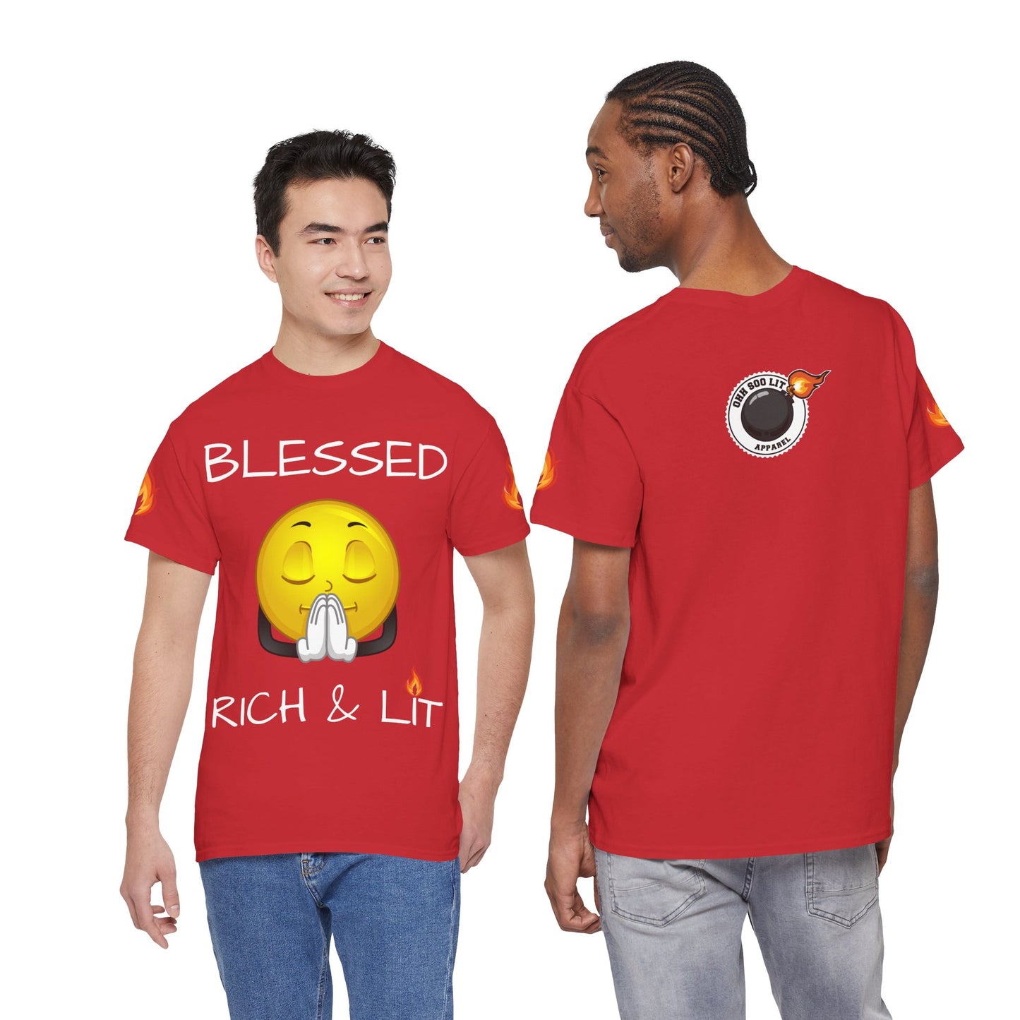 'Blessed Rich & Lit' T-Shirt