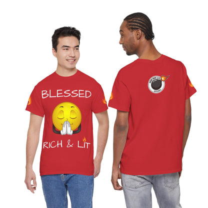 'Blessed Rich & Lit' T-Shirt