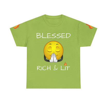 'Blessed Rich & Lit' T-Shirt