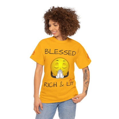 'Blessed Rich & Lit' T-Shirt