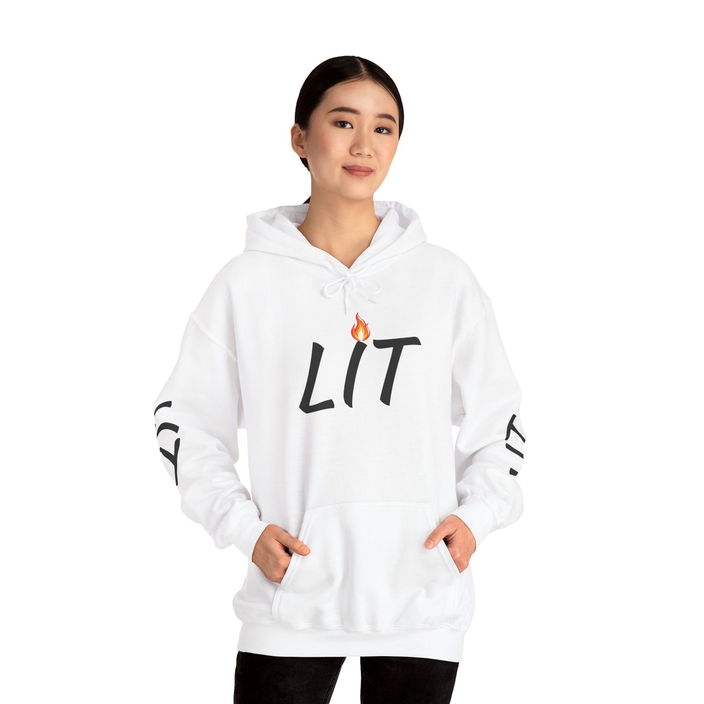 'LIT' Flame Hoodie