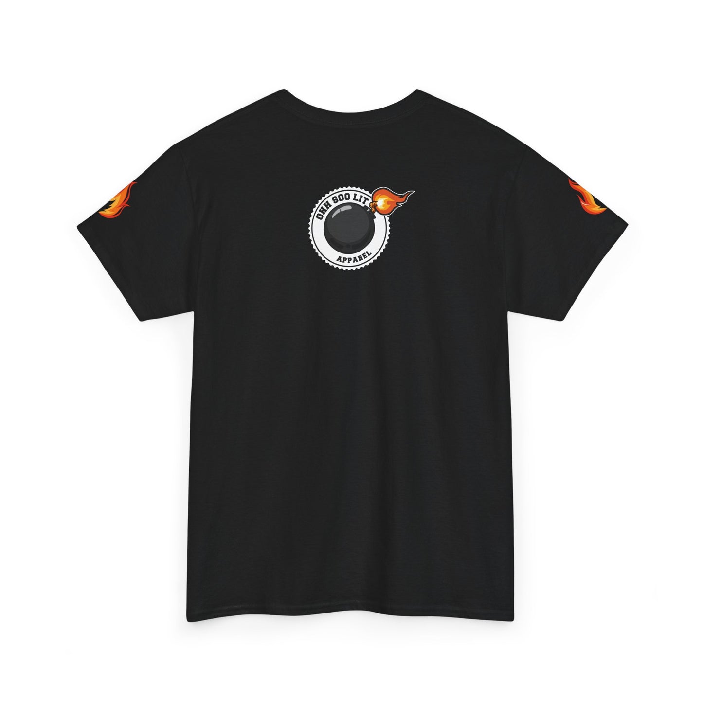 I'm Lit! I'm Turnt Up! Flame Graphic T‑Shirt