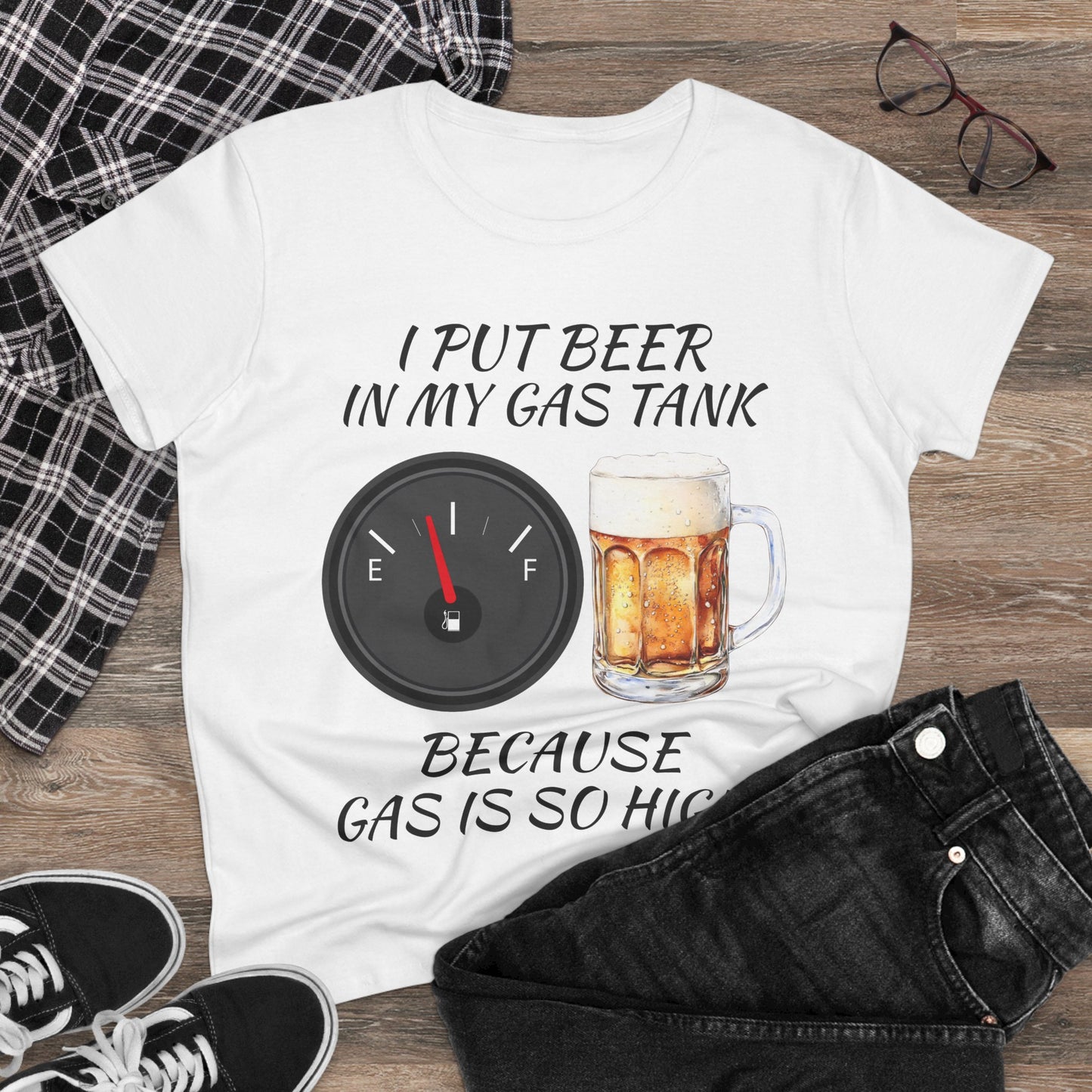 Funny Gas Prices T-Shirt for Women