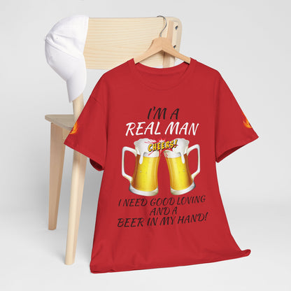 'Real Man Beer' T-Shirt