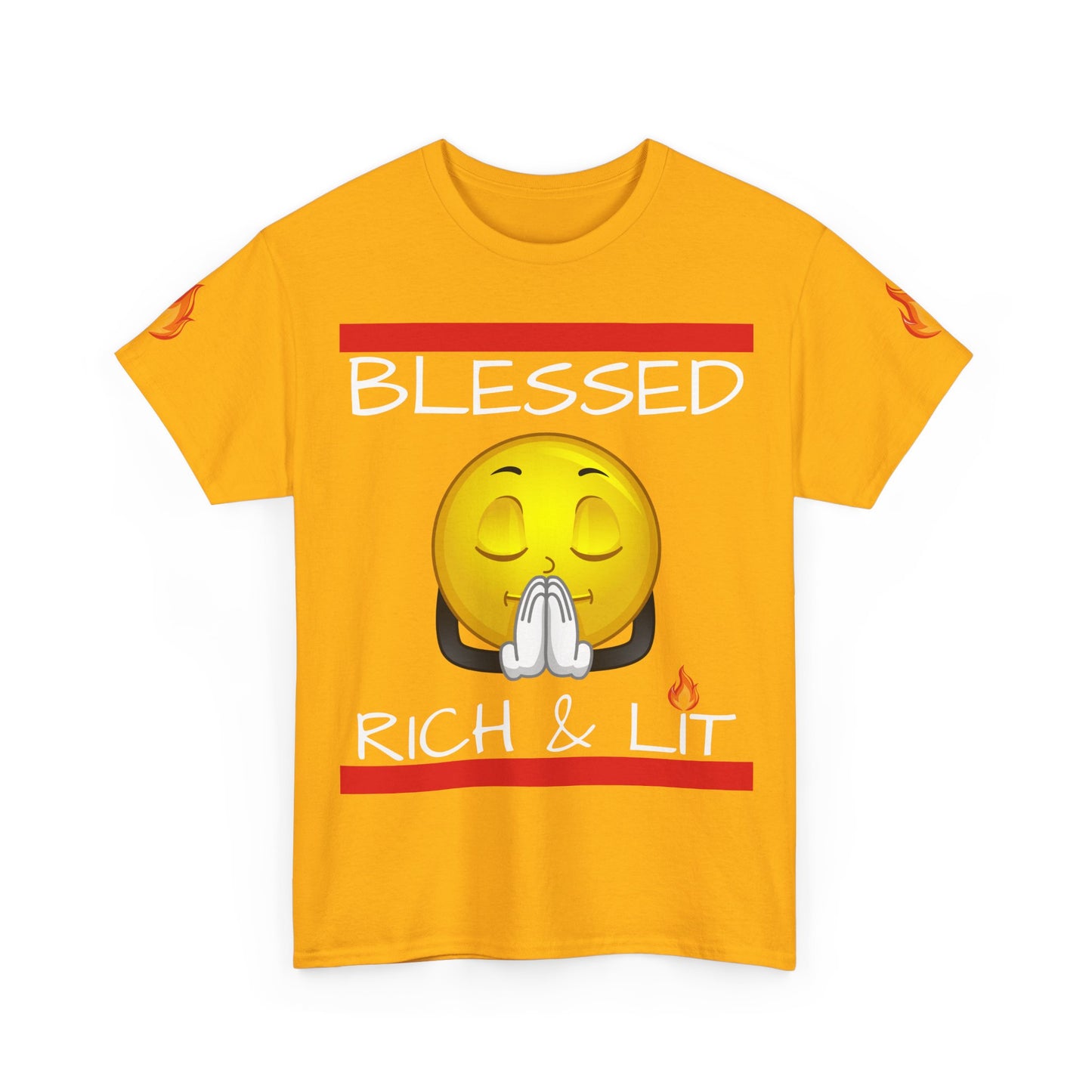 'Blessed Rich & Lit'—Graphic Shirt
