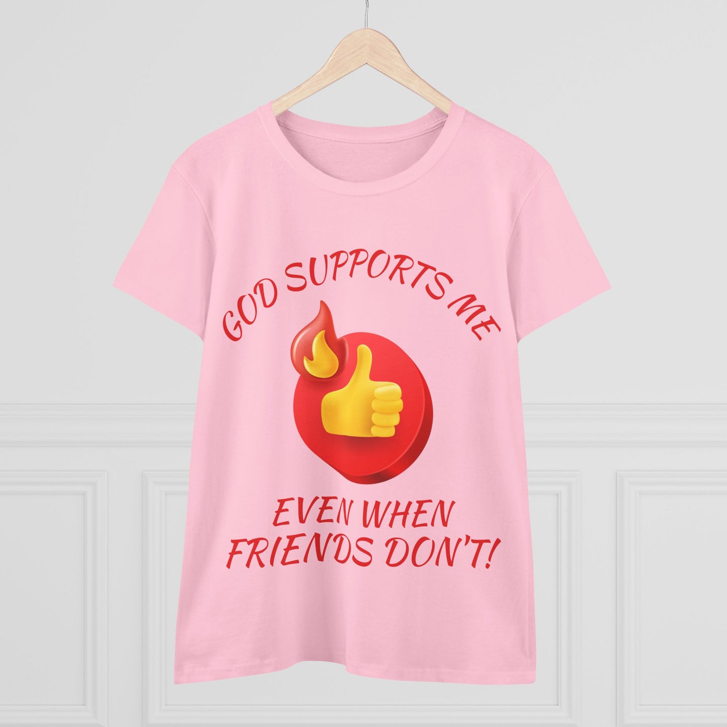 "God Supports Me" Women's Tee