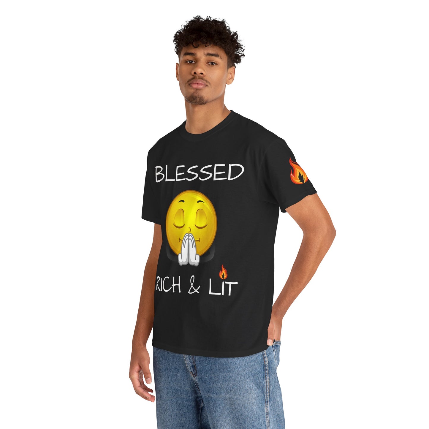 'Blessed Rich & Lit' T-Shirt