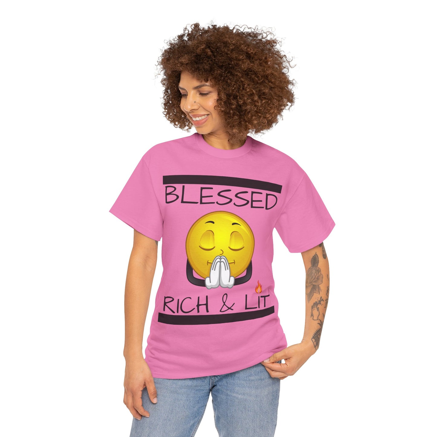 "Blessed Rich & Lit" Unisex Tee