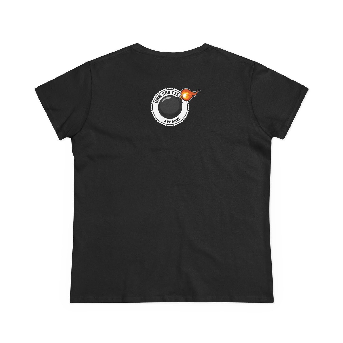 Funny Middle Finger Graphic Tee- Women's