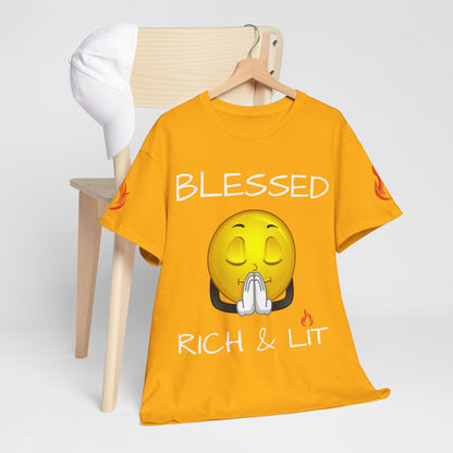 'Blessed Rich & Lit' T-Shirt
