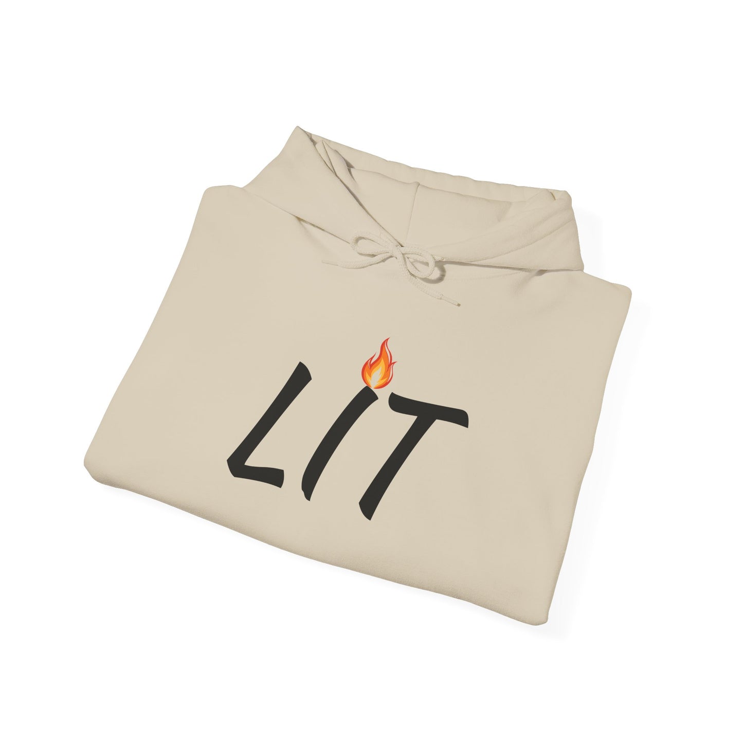 'LIT' Flame Hoodie