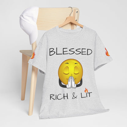 'Blessed Rich & Lit' T-Shirt