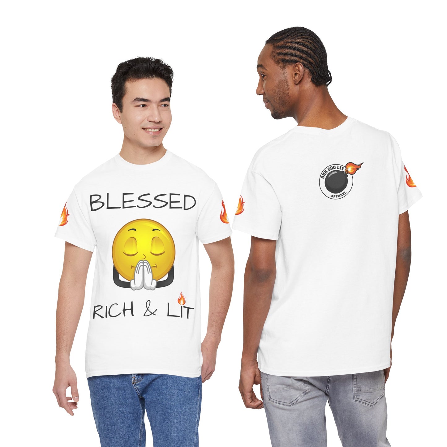 'Blessed Rich & Lit' T-Shirt