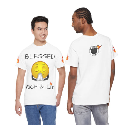 'Blessed Rich & Lit' T-Shirt