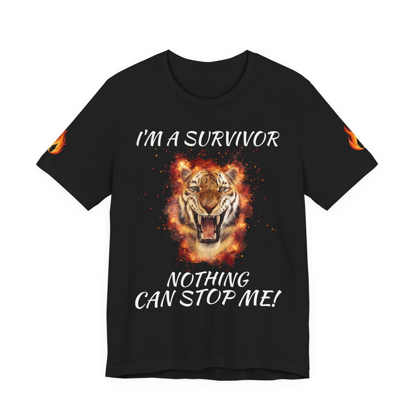 “I’m a Survivor, Nothing Can Stop Me!” Motivational T-Shirt