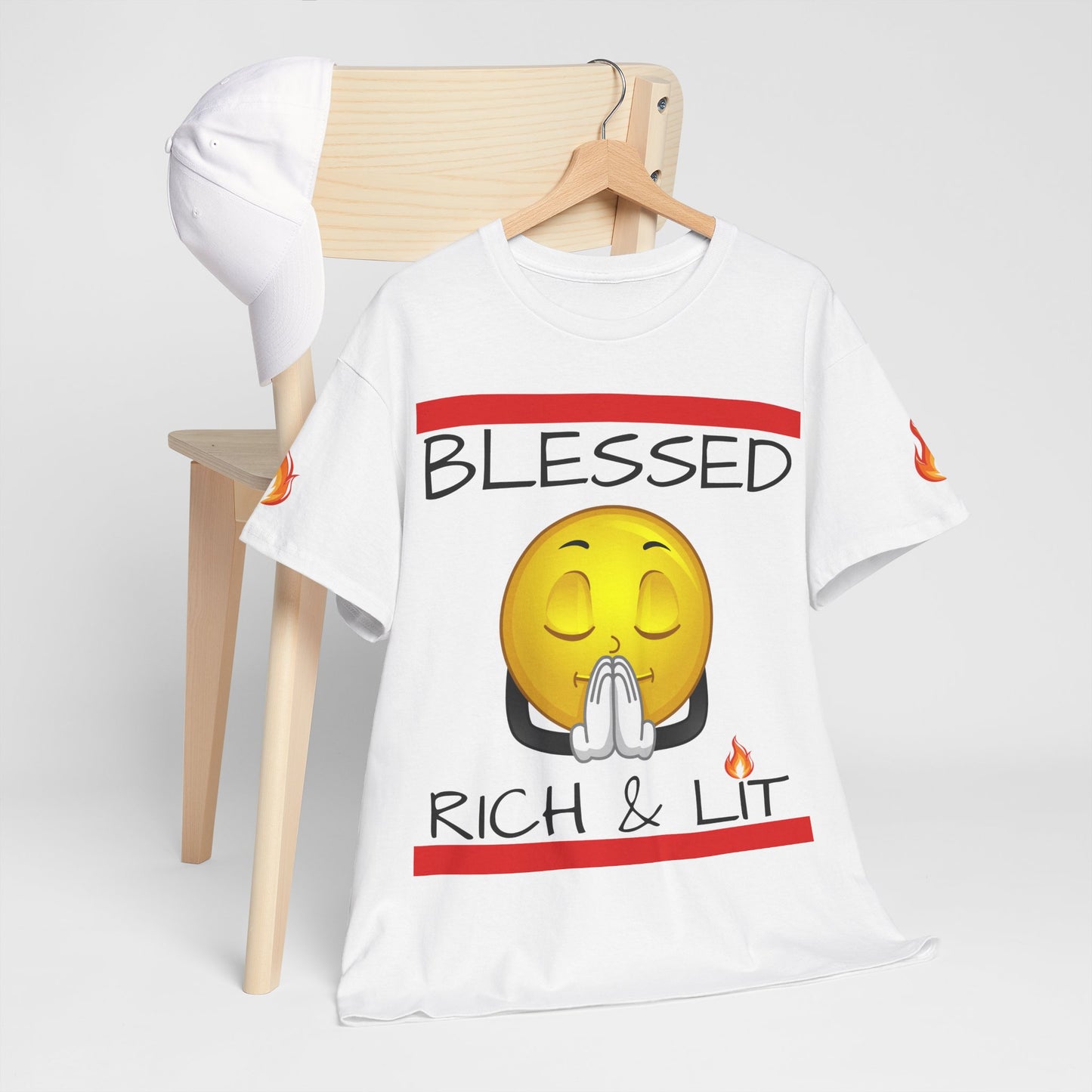 'Blessed Rich & Lit'—Graphic Shirt