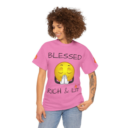 'Blessed Rich & Lit' T-Shirt